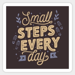 Small Steps Every Day Sticker